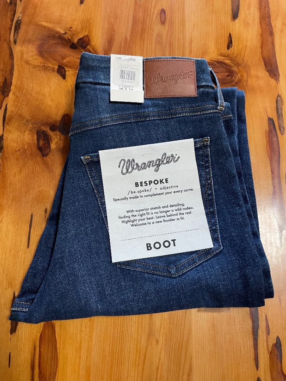 Wrangler Bespoke Jeans | 29Wx34L | Dark Wash | NWT